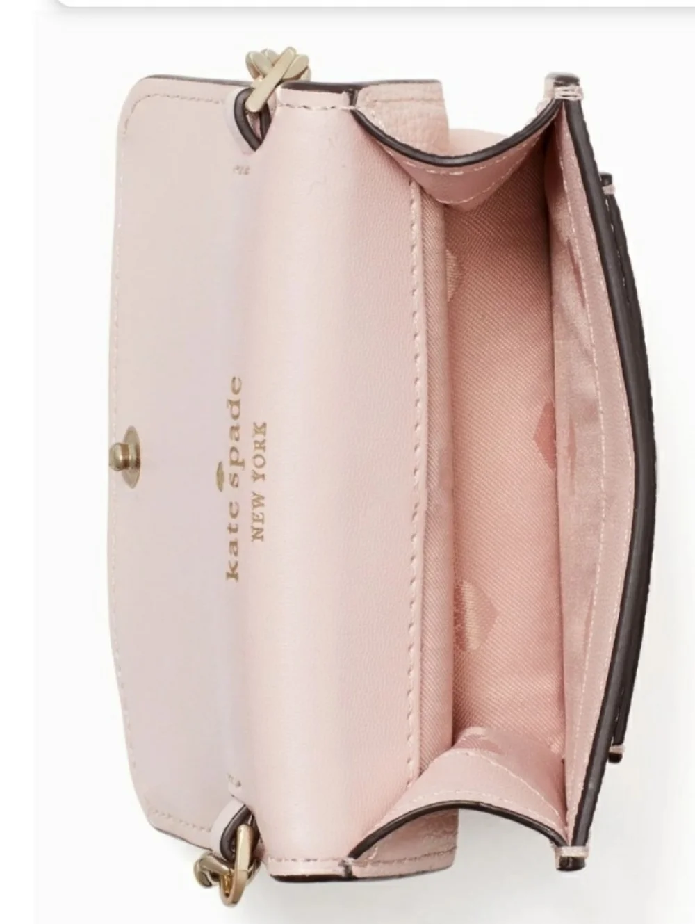 Kate Spade New York ♠️ blush Pink Mini crossbody key fob Cardholder coin purse